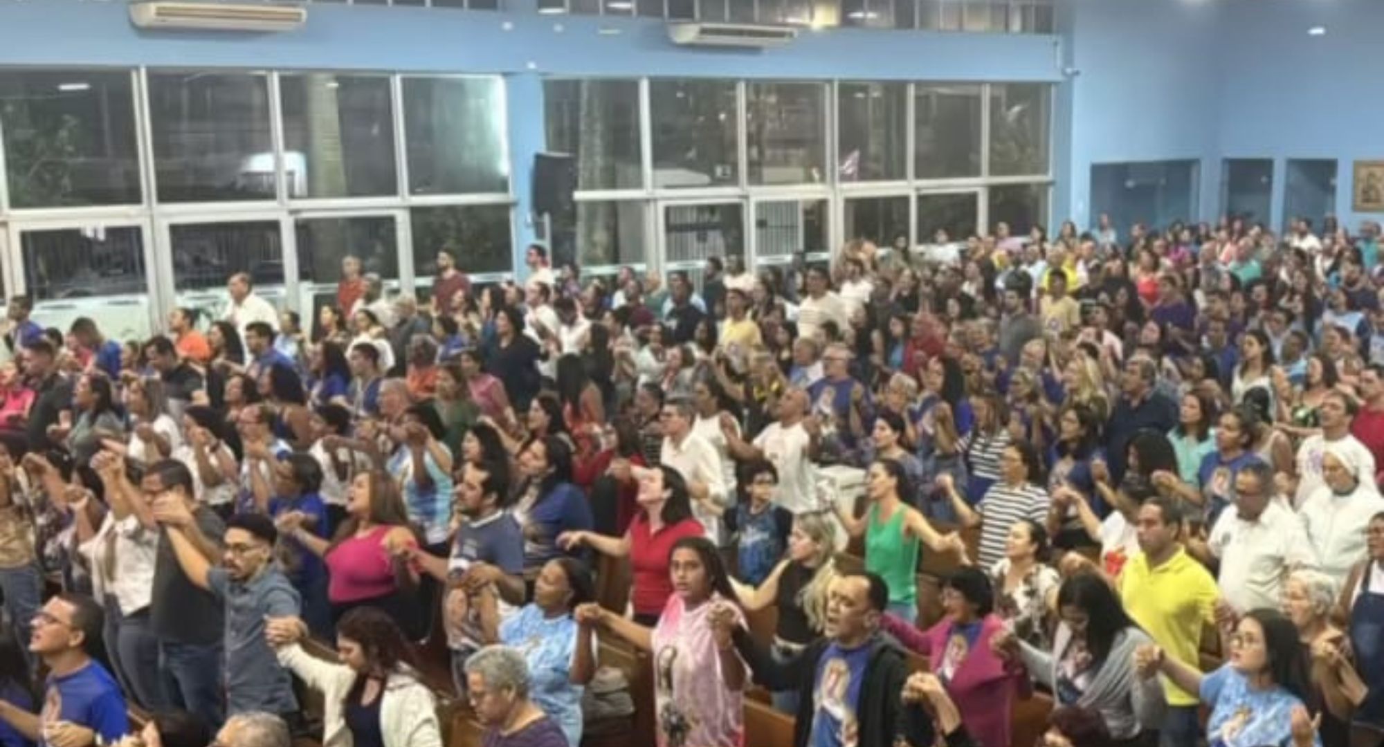 Santa Missa da Contagem Regressiva de 100 Dias para a Festa de Nossa Senhora da Conceição foi realizada na noite de quinta-feira (29)/Foto: Reprodução/Instagram/santuariomorrodaconceicao Santa Missa da Contagem Regressiva de 100 Dias para a Festa de Nossa Senhora da Conceição foi realizada na noite de quinta-feira (29)/Foto: Reprodução/Instagram/santuariomorrodaconceicao