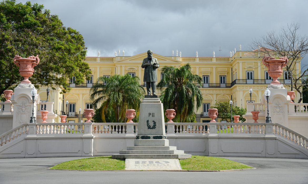 A previsão da direção é entregar o Bloco 1 (histórico) do Museu Nacional em abril de 2026/Tomaz Silva/Agência Brasil A previsão da direção é entregar o Bloco 1 (histórico) do Museu Nacional em abril de 2026/Tomaz Silva/Agência Brasil