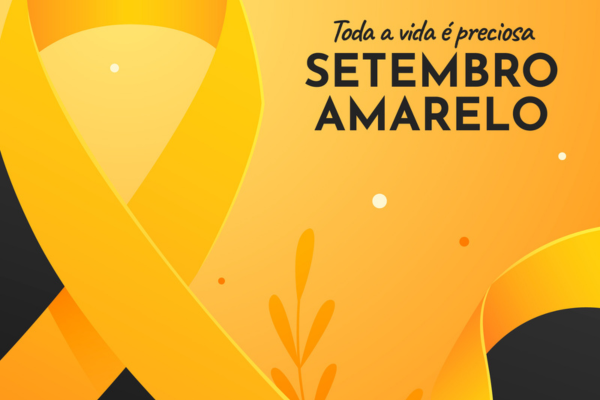 Laço amarelo, símbolo do setembro amarelo/Crédito: Freepik