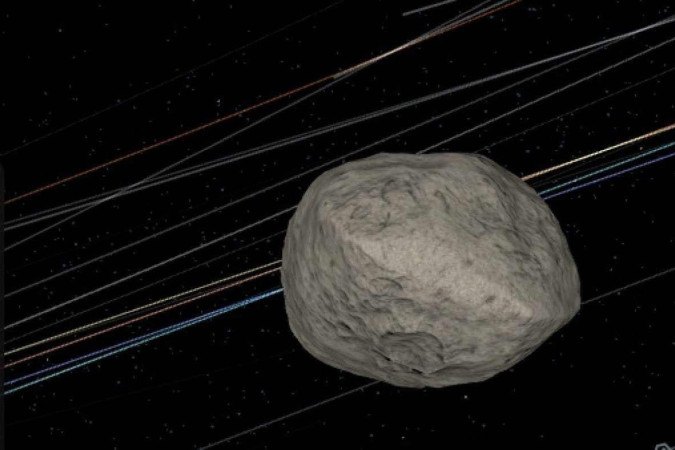 A Nasa tem uma página que acompanha em tempo real a trajetória do asteroide Apophis pelo sistema solar/Reprodução/Nasa