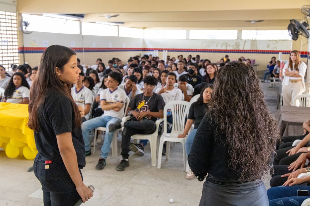 Ação que ocorreu em uma das escolas