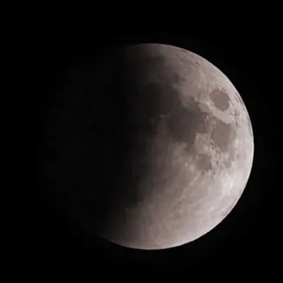 Eclipse parcial da Lua será visto do início ao fim/Nasa Eclipse parcial da Lua será visto do início ao fim/Nasa