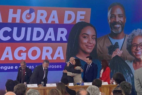 Segundo a ministra Nísia Trindade, o número de casos da doença no ano que vem deve ser menor do que em 2024, mas com crescimento nas regiões que não tiveram surto/Crédito: Mayara Souto/CB/D.A. Press Segundo a ministra Nísia Trindade, o número de casos da doença no ano que vem deve ser menor do que em 2024, mas com crescimento nas regiões que não tiveram surto/Crédito: Mayara Souto/CB/D.A. Press