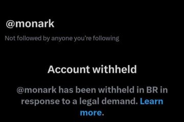 Conta do youtuber Monark foi retida novamente pelo X. Plataforma informa que está cumprindo ordem da Justiça/foto: Reprodução Conta do youtuber Monark foi retida novamente pelo X. Plataforma informa que está cumprindo ordem da Justiça/foto: Reprodução