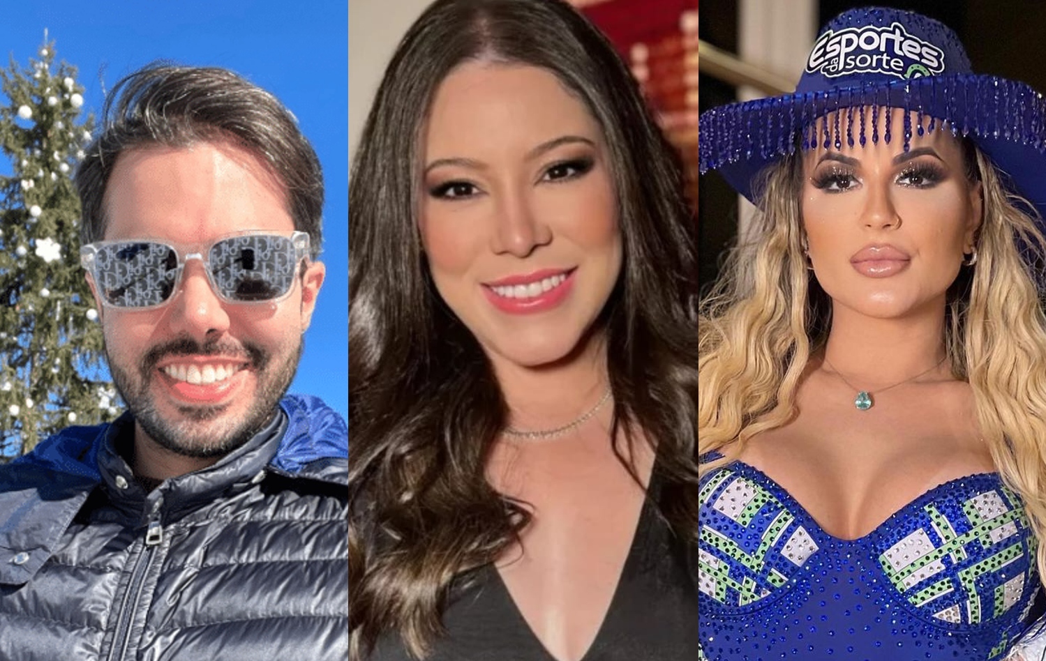 /Reprodução/Redes sociais /Reprodução/Redes sociais