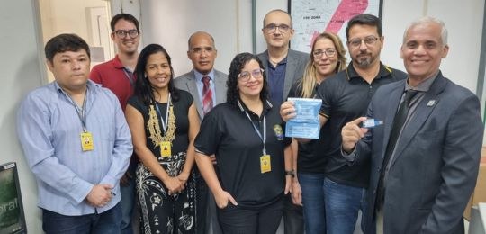 Diretor-geral, juiz, promotor e equipe da 7ª zona eleitoral durante a geração de mídia/Divulgação Diretor-geral, juiz, promotor e equipe da 7ª zona eleitoral durante a geração de mídia/Divulgação