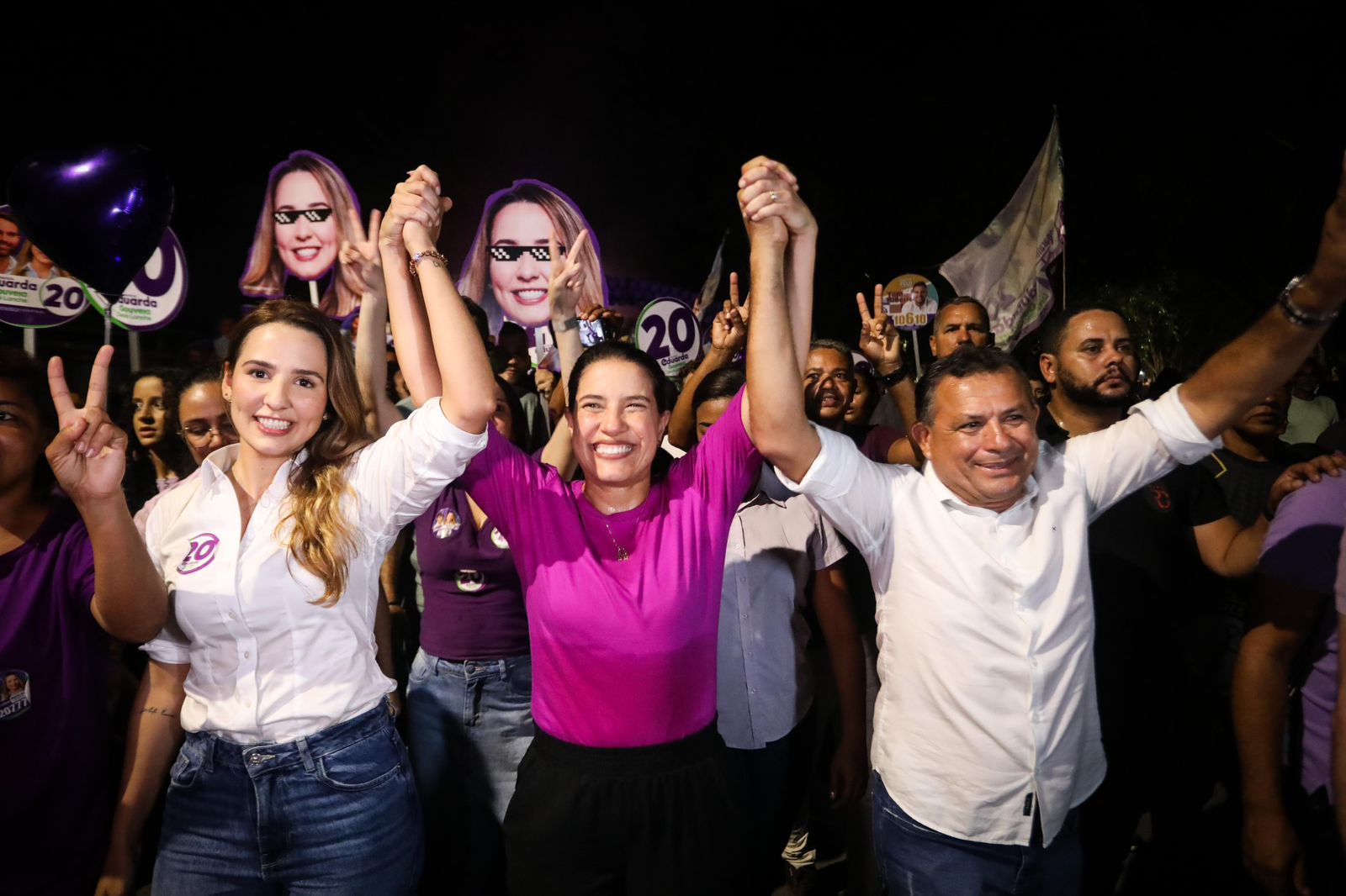 Governadora Raquel Lyra participou de ato em Carpina, ao lado da candidata Eduarda Gouveia (Podemos)/Hesíodo Góes/PSDB Governadora Raquel Lyra participou de ato em Carpina, ao lado da candidata Eduarda Gouveia (Podemos)/Hesíodo Góes/PSDB