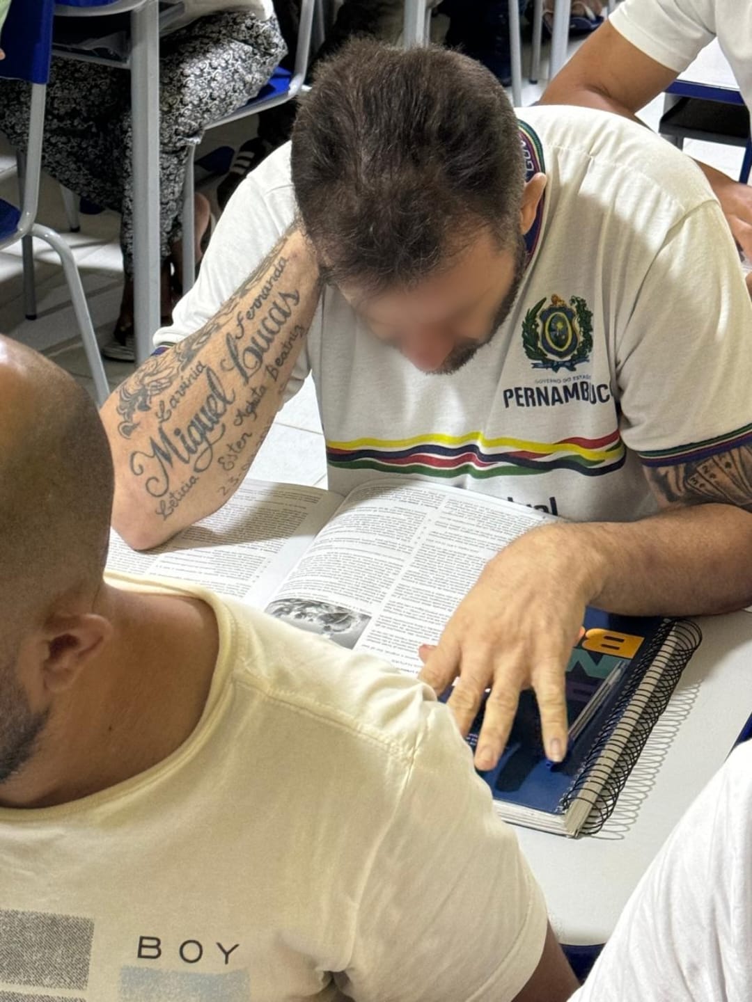 Detentos estudamno Prevupe/Foto: Seap-PE
