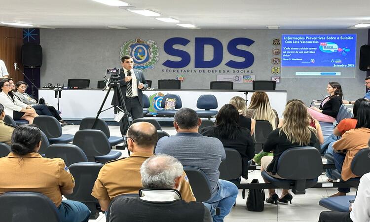 Foi destacada a importância e a necessidade de se abordar a temática, inclusive para os profissionais de segurança pública/Foto: Divulgação/SDS Foi destacada a importância e a necessidade de se abordar a temática, inclusive para os profissionais de segurança pública/Foto: Divulgação/SDS