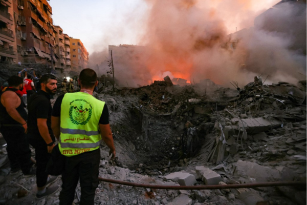 Destruição no Líbano/Créditos: IBRAHIM AMRO / AFP Destruição no Líbano/Créditos: IBRAHIM AMRO / AFP
