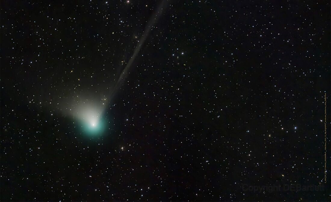 Este astro foi descoberto em janeiro de 2023 por dois observatórios independentes, um na China (Observatório de Tsuchinshan) e outro no Havaí (pelo Asteroid Terrestrial-impact Last Alert System da NASA e da Universidade do Havaí)/Foto: Dan Barttlet/Divulgação Este astro foi descoberto em janeiro de 2023 por dois observatórios independentes, um na China (Observatório de Tsuchinshan) e outro no Havaí (pelo Asteroid Terrestrial-impact Last Alert System da NASA e da Universidade do Havaí)/Foto: Dan Barttlet/Divulgação