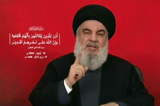 Nasrallah era o homem que dava a última palavra sobre as operações da milícia. Nos últimos anos, vivia quase que de forma reclusa e raramente aparecia em público/foto: Al-Manar/AFP Nasrallah era o homem que dava a última palavra sobre as operações da milícia. Nos últimos anos, vivia quase que de forma reclusa e raramente aparecia em público/foto: Al-Manar/AFP