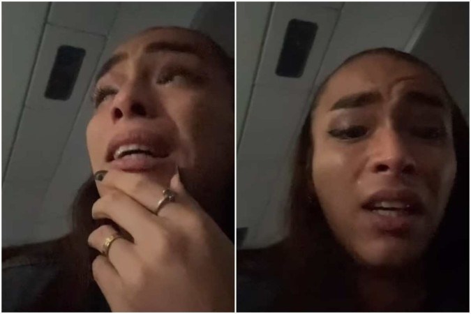 Isis Broken publicou um vídeo chorando nas redes sociais/foto: Reprodução/Instagram Isis Broken publicou um vídeo chorando nas redes sociais/foto: Reprodução/Instagram