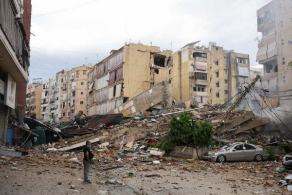 Bombardeios provocam mortes e destruição em Beirute, capital do Líbano/Crédito: ANWAR AMRO / AFP Bombardeios provocam mortes e destruição em Beirute, capital do Líbano/Crédito: ANWAR AMRO / AFP