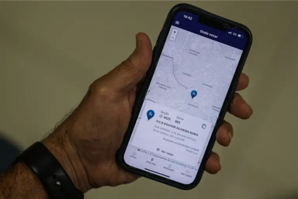 O local de votação irá aparecer atualizado após fazer o passo a passo corretamento/Crédito: Agência Brasil