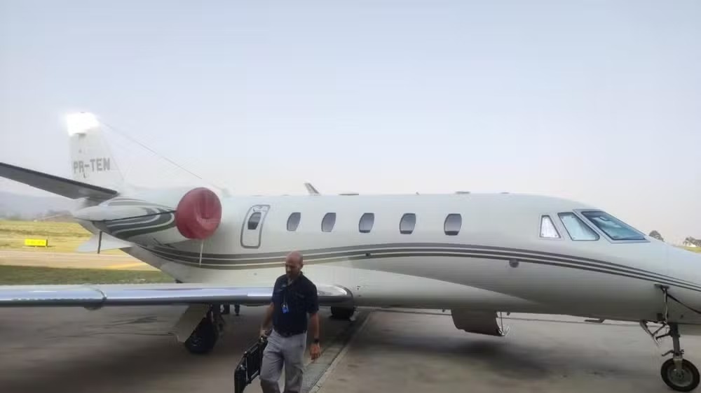 Aeronaves estão ligadas a empresas investigadas em suposto esquema de lavagem de dinheiro/Polícia Civil/Divulgação Aeronaves estão ligadas a empresas investigadas em suposto esquema de lavagem de dinheiro/Polícia Civil/Divulgação