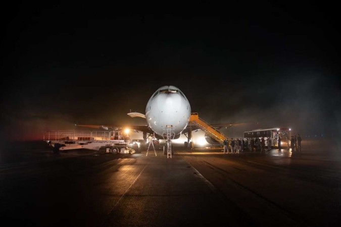 FAB está usando aeronave KC-30 na repatriação dos brasileiros, a mesma que atuou no resgate dos repatriados na Faixa de Gaza/foto: Sargento P. Silva/FAB FAB está usando aeronave KC-30 na repatriação dos brasileiros, a mesma que atuou no resgate dos repatriados na Faixa de Gaza/foto: Sargento P. Silva/FAB