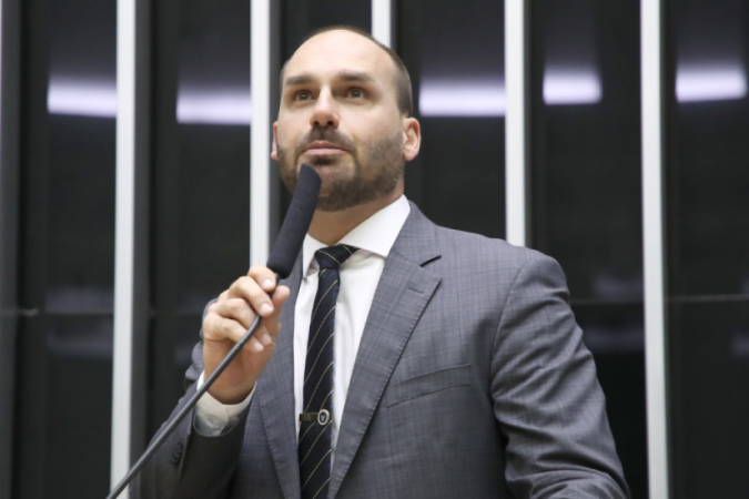 Deputado federal licenciado Eduardo Bolsonaro (PL-SP)