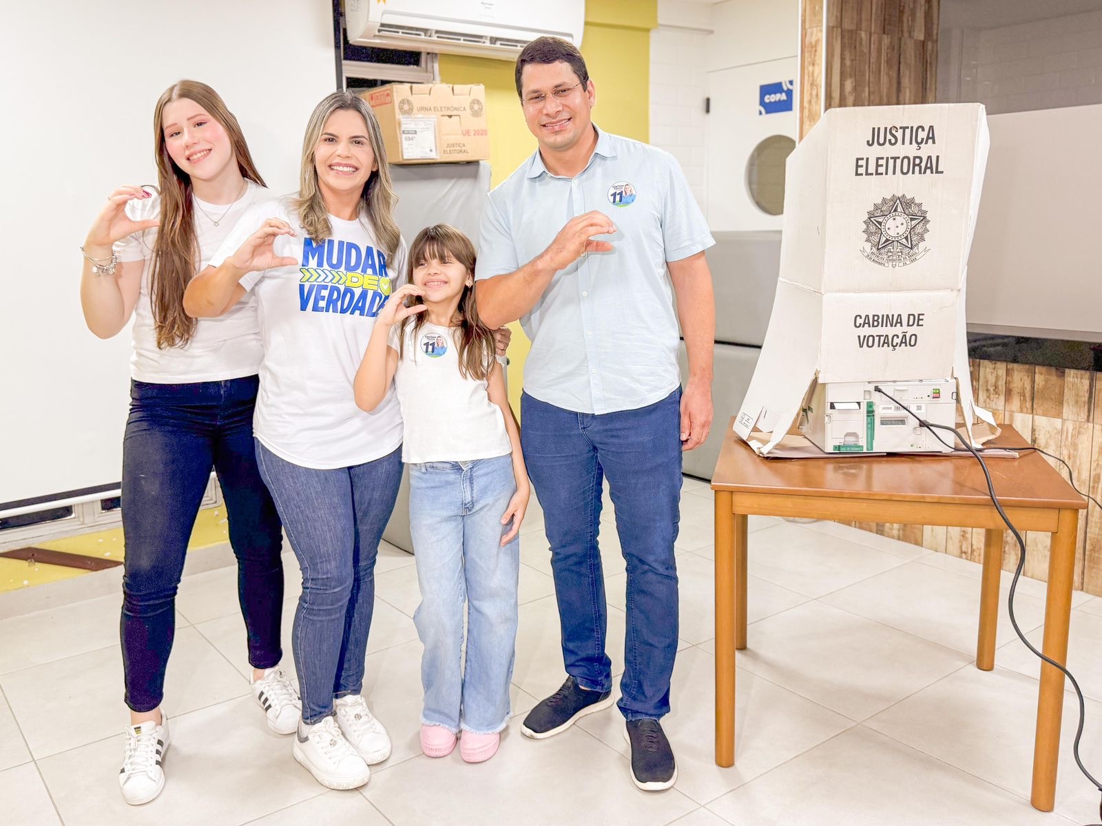 Clarissa Tércio votou em Jaboatão/Foto: Divulgação