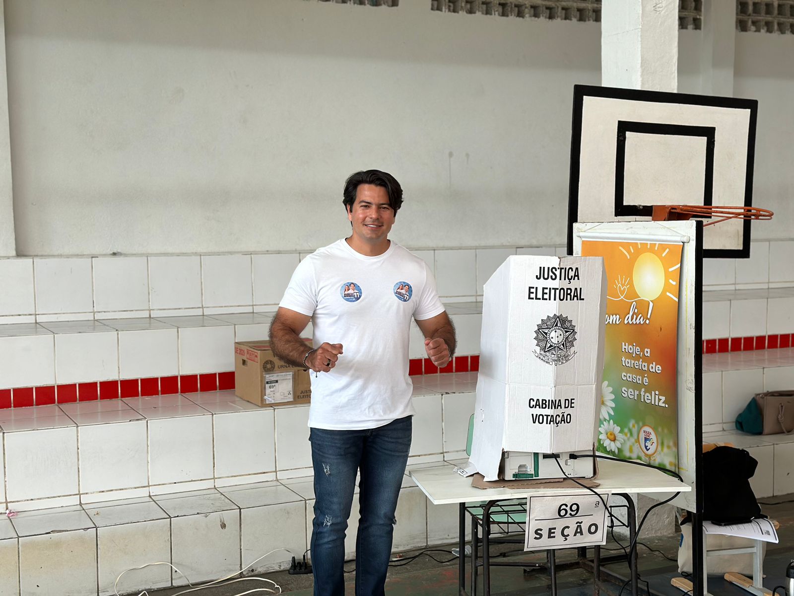 Márcio Botelho votou em Olinda/Foto: Divulgação Márcio Botelho votou em Olinda/Foto: Divulgação