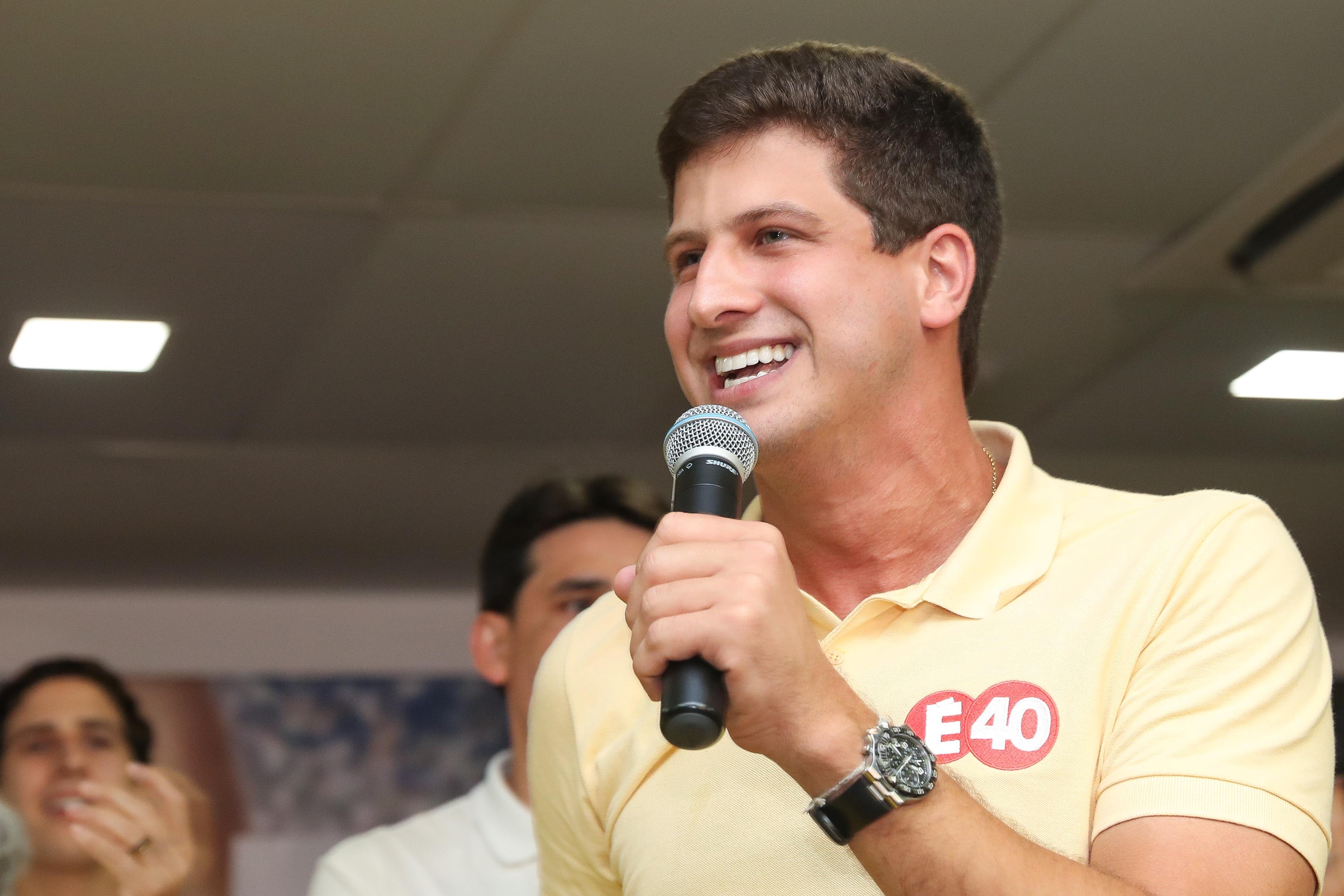 João Campos foi reeleito com 78,11% dos votos/Rafael Vieira/DP Foto João Campos foi reeleito com 78,11% dos votos/Rafael Vieira/DP Foto
