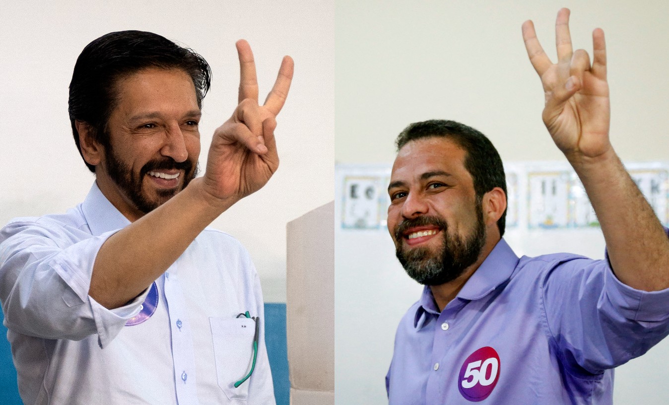 Em São Paulo, Nunes e Boulos se enfrentam no segundo turno/NILTON FUKUDA / AFP e MIGUEL SCHINCARIOL / AFP Em São Paulo, Nunes e Boulos se enfrentam no segundo turno/NILTON FUKUDA / AFP e MIGUEL SCHINCARIOL / AFP