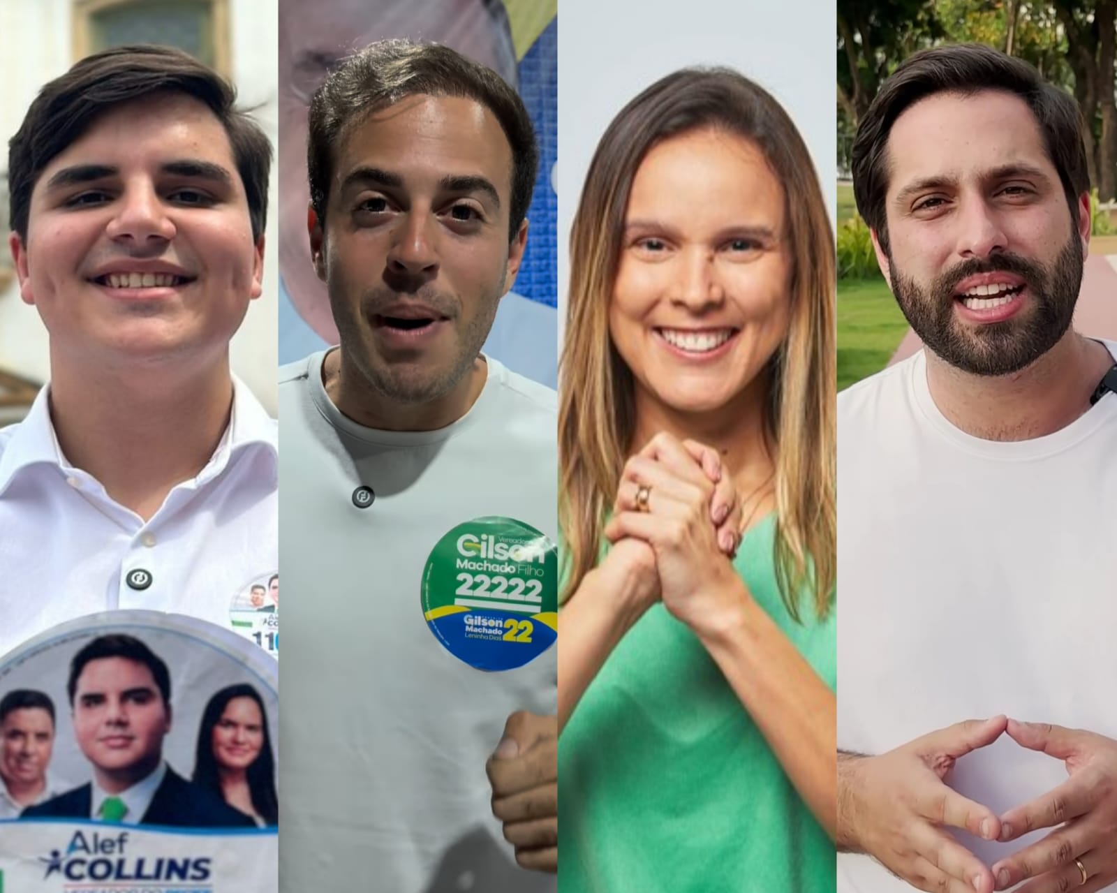 Quatro vereadores novatos são filhos de políticos/Reprodução/Instagram Quatro vereadores novatos são filhos de políticos/Reprodução/Instagram