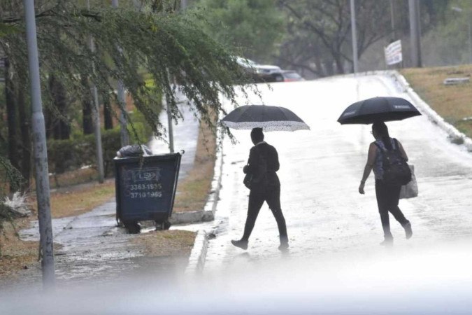 Chuva na tarde desta segunda-feira (07/10) marcou o fim da maior seca da história no DF/foto: Minervino Júnior/CB/DA Press Chuva na tarde desta segunda-feira (07/10) marcou o fim da maior seca da história no DF/foto: Minervino Júnior/CB/DA Press