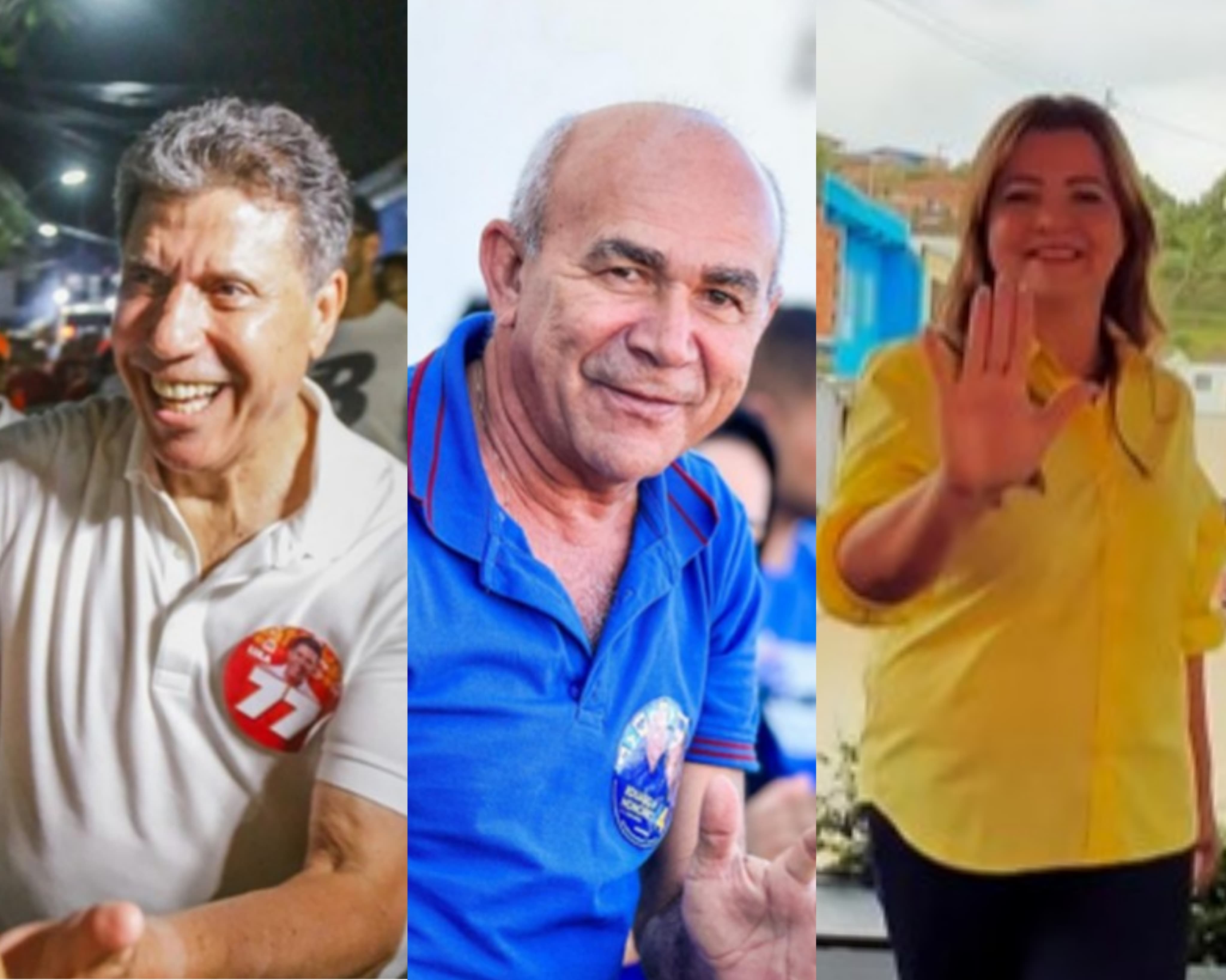 Três candidatos que ganharam nas urnas esperam decisão do TSE para saber se vão ser prefeitos/Reprodução/Redes sociais Três candidatos que ganharam nas urnas esperam decisão do TSE para saber se vão ser prefeitos/Reprodução/Redes sociais