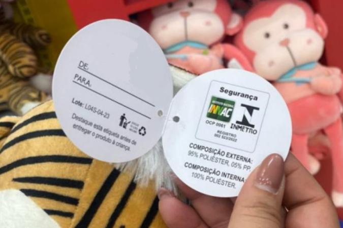 Brinquedo com selo de segurança do Inmetro/foto: Agência Gov/Via Inmetro Brinquedo com selo de segurança do Inmetro/foto: Agência Gov/Via Inmetro
