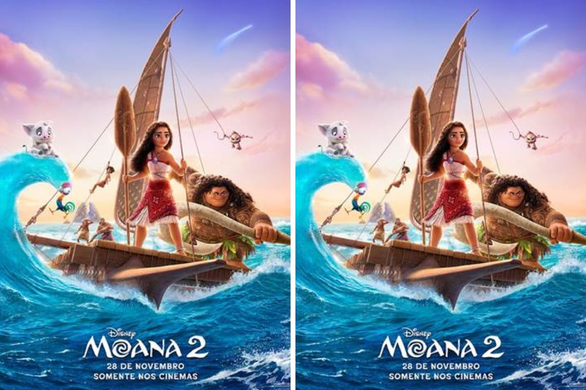 Novo pôster de 'Moana 2'/foto: Divulgação Novo pôster de 'Moana 2'/foto: Divulgação