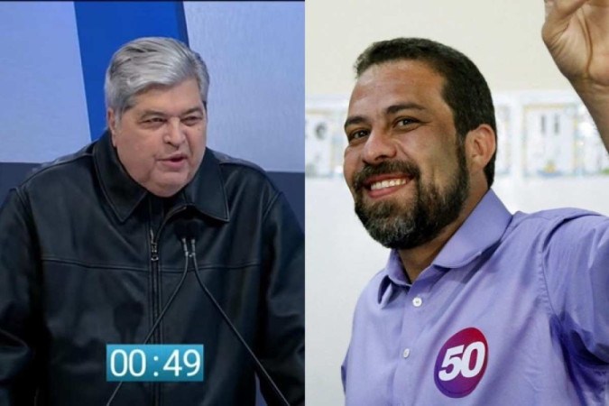 Datena declarou apoio a Boulos/Reprodução/Redes sociais - AFP Datena declarou apoio a Boulos/Reprodução/Redes sociais - AFP