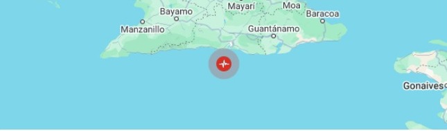 Terremoto foi registrado nesta quinta-feira (17)/foto: Reprodu&ccedil;&atilde;o/U.S. Geological Survey