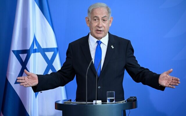 Primeiro-ministro israelense, Benjamin Netanyahu/foto: Tobias Schwarz/AFP