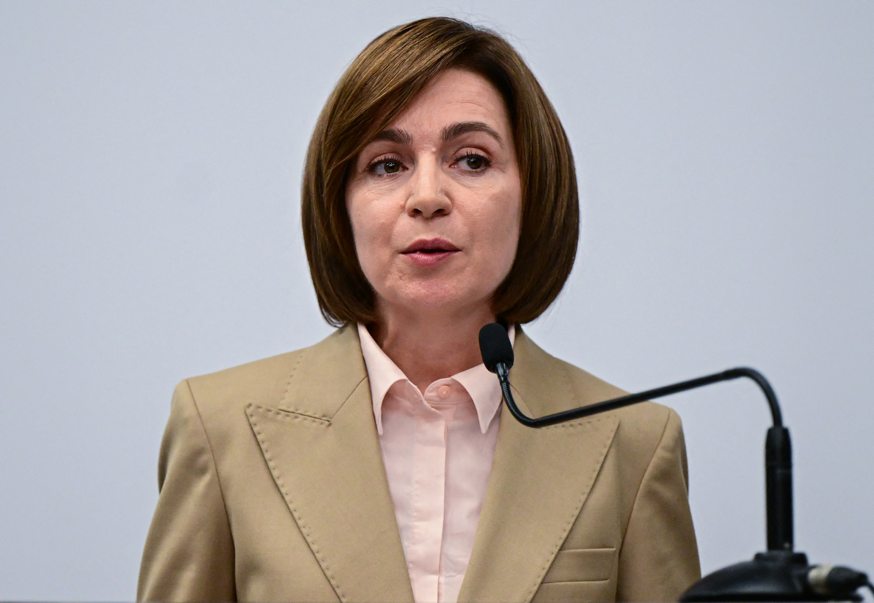 Presidente da Moldávia, Maia Sandu/foto: Daniel MIHAILESCU / AFP Presidente da Moldávia, Maia Sandu/foto: Daniel MIHAILESCU / AFP