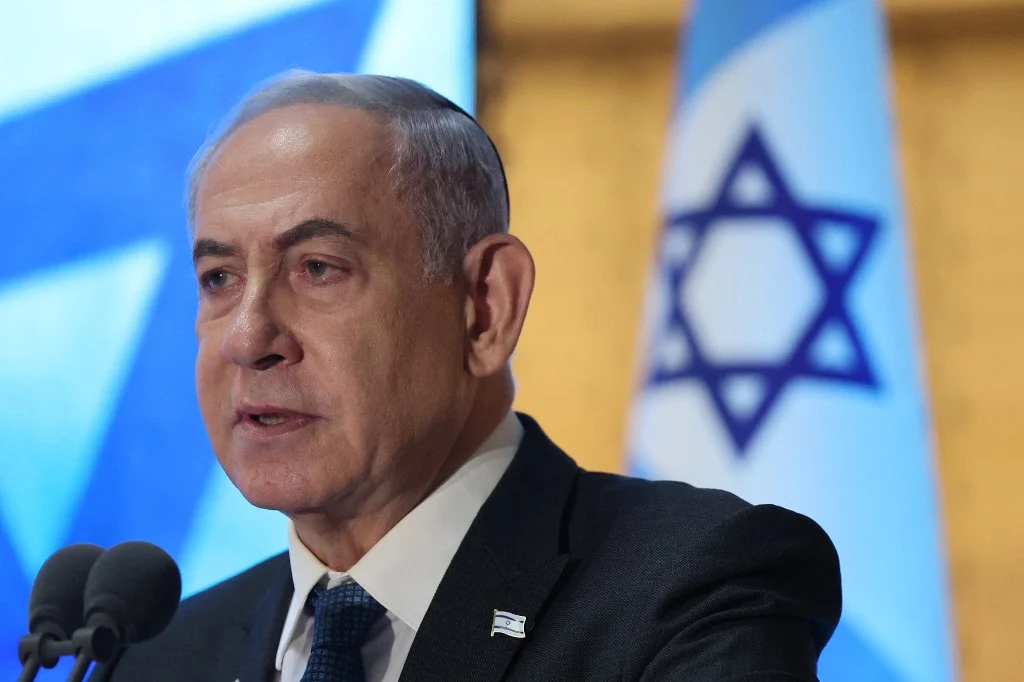 Primeiro-ministro israelense, Benjamin Netanyahu/foto: Abie Sultan/Pool/AFP