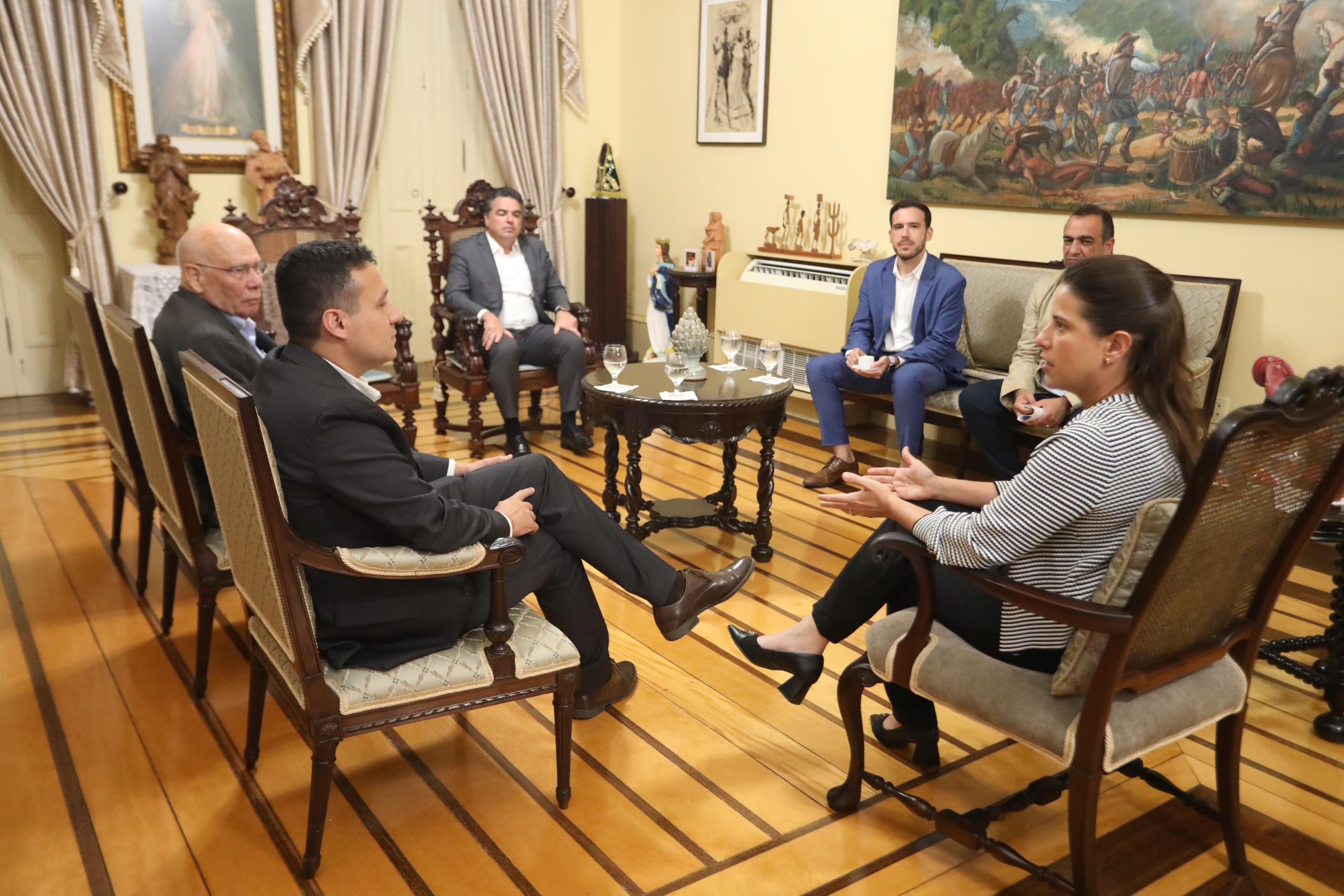 Participaram da reunião os secretários estaduais Túlio Vilaça (Casa Civil) e Fernando Holanda (Assessoria Especial à Governadora e Relações Internacionais), além do presidente da Agemar e DIX Empreendimentos, Manoel Ferreira Junior/Foto: Hesíodo Góes/Secom Participaram da reunião os secretários estaduais Túlio Vilaça (Casa Civil) e Fernando Holanda (Assessoria Especial à Governadora e Relações Internacionais), além do presidente da Agemar e DIX Empreendimentos, Manoel Ferreira Junior/Foto: Hesíodo Góes/Secom