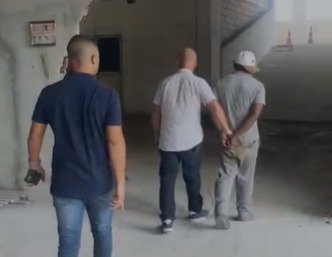 Homem que planejou crime foi preso em canteiro de obras/Foto: Polícia Civil Homem que planejou crime foi preso em canteiro de obras/Foto: Polícia Civil