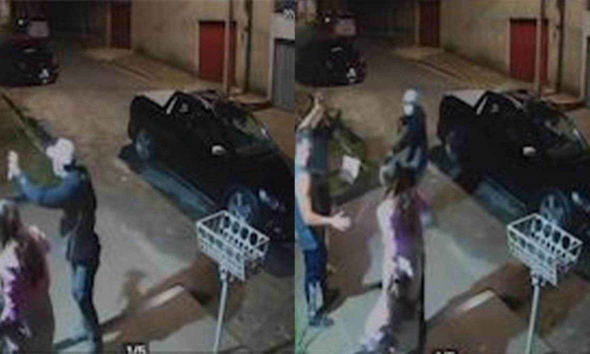 Influenciador sorteia rifa e &eacute; rendido durante a entrega dos pr&ecirc;mios em Contagem/foto: Reprodu&ccedil;&atilde;o/Redes sociais