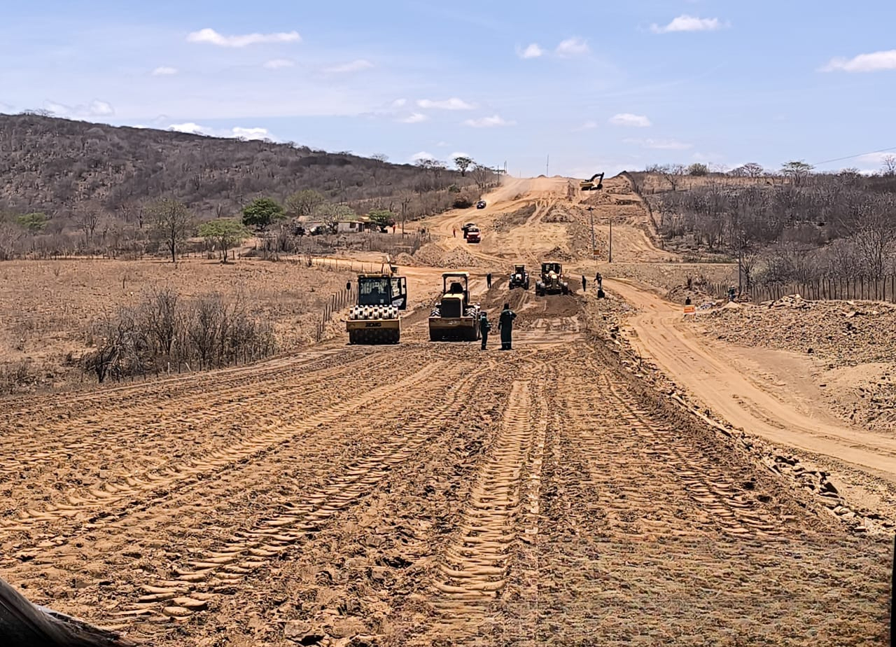A rodovia PE-263 já está em obras/Foto: DER-PE A rodovia PE-263 já está em obras/Foto: DER-PE