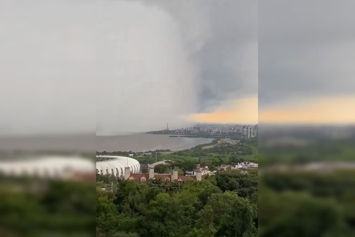 O Inmet prevê tempestades de até 60 milímetros por hora/foto: Reprodução O Inmet prevê tempestades de até 60 milímetros por hora/foto: Reprodução