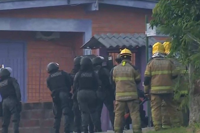 Soldado é uma das 12 vítimas baleadas por Edson Fernando Crippa e o quarto a morrer em razão do ataque, junto com o pai e o irmão do atirador, e o colega, Everton Ranieri/foto: Reprodução/RBS TV Soldado é uma das 12 vítimas baleadas por Edson Fernando Crippa e o quarto a morrer em razão do ataque, junto com o pai e o irmão do atirador, e o colega, Everton Ranieri/foto: Reprodução/RBS TV