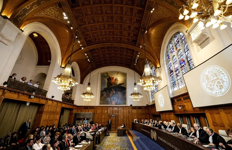 Tribunal Internacional de Justiça (TIJ)/foto: Robin van Lonkhuijsen / ANP / AFP Tribunal Internacional de Justiça (TIJ)/foto: Robin van Lonkhuijsen / ANP / AFP