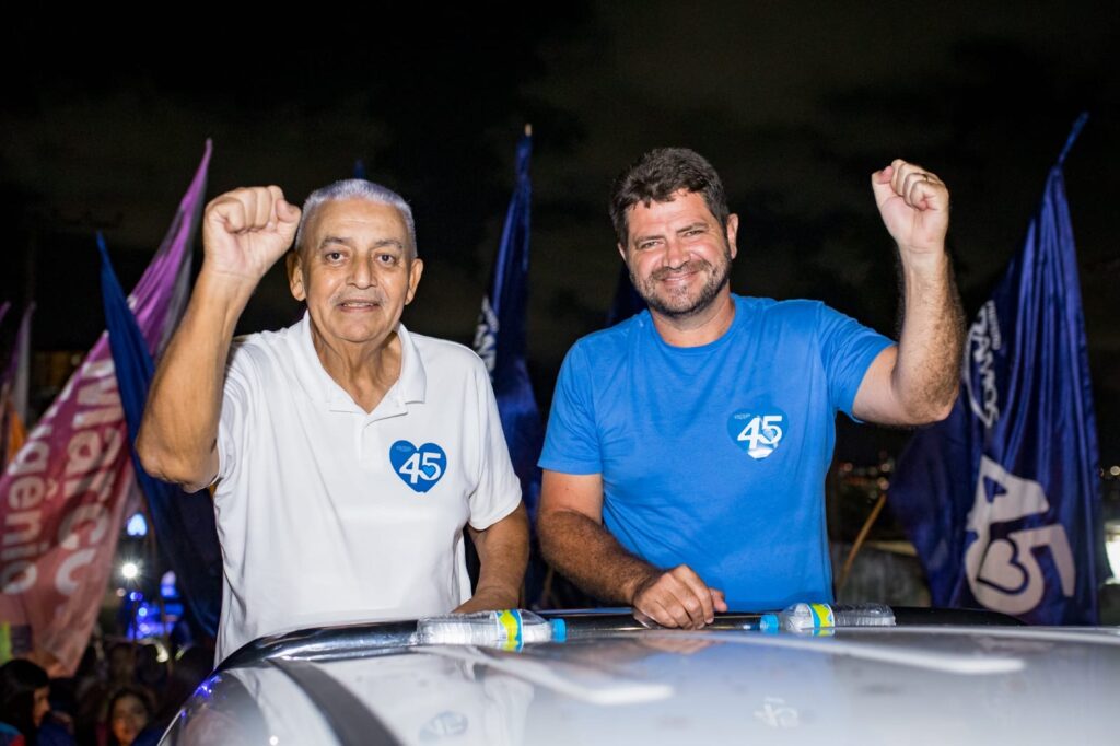 Severino Ramos (PSDB) e Felipe Andrade (PSD), prefeito e vice eleitos de Paulista/Fabiano Alves/Divulgação Severino Ramos (PSDB) e Felipe Andrade (PSD), prefeito e vice eleitos de Paulista/Fabiano Alves/Divulgação