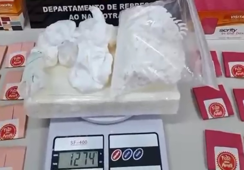 Cocaína pura foi apreendida em Boa Viagem/Foto: Polícia Civil Cocaína pura foi apreendida em Boa Viagem/Foto: Polícia Civil