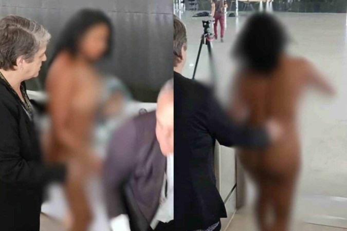 /Mulher entra nua no Palácio do Planalto - (crédito: Ed Cordeiro/Material Cedido ao Correio) /Mulher entra nua no Palácio do Planalto - (crédito: Ed Cordeiro/Material Cedido ao Correio)