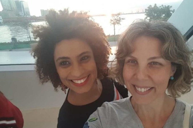 Vereadora Marielle Franco e jornalista Fernanda Chaves/foto: Reprodução/Redes sociais
