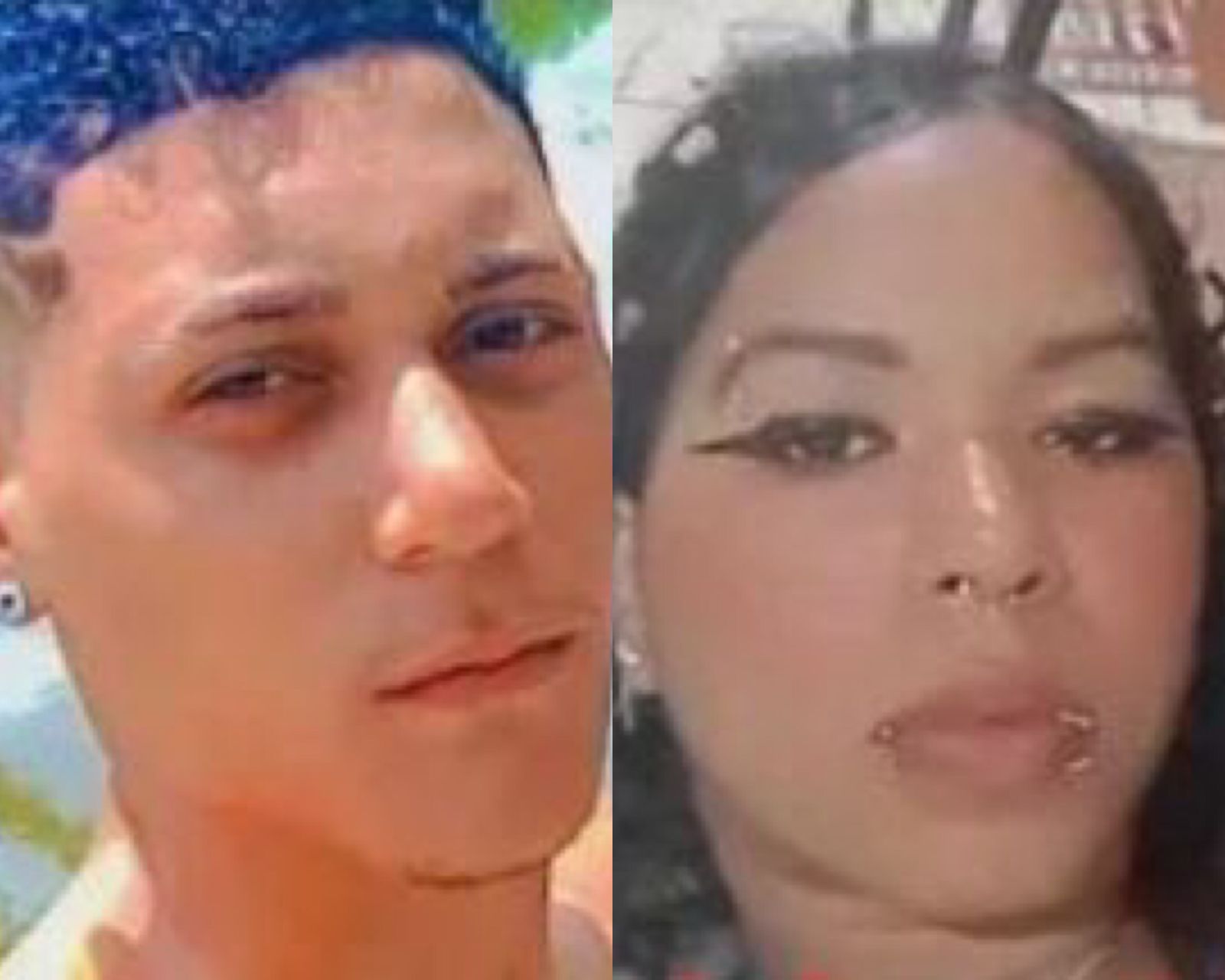 Vítimas do duplo homicídio/Foto: Reprodução das redes sociais