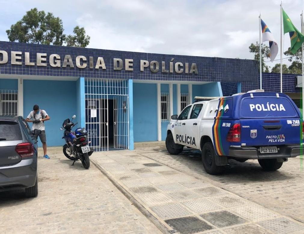 O suspeito foi conduzido para a delegacia da cidade/Foto: Reprodução/Google Street View O suspeito foi conduzido para a delegacia da cidade/Foto: Reprodução/Google Street View
