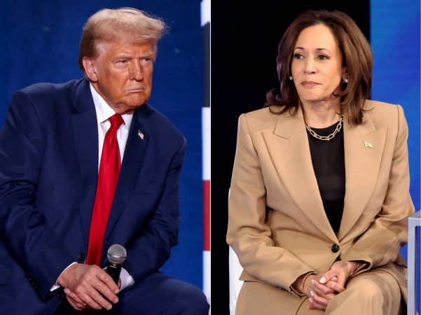 Donald Trump e Kamala Harris/fotos: LOGAN CYRUS/RONDA CHURCHILL/AFP